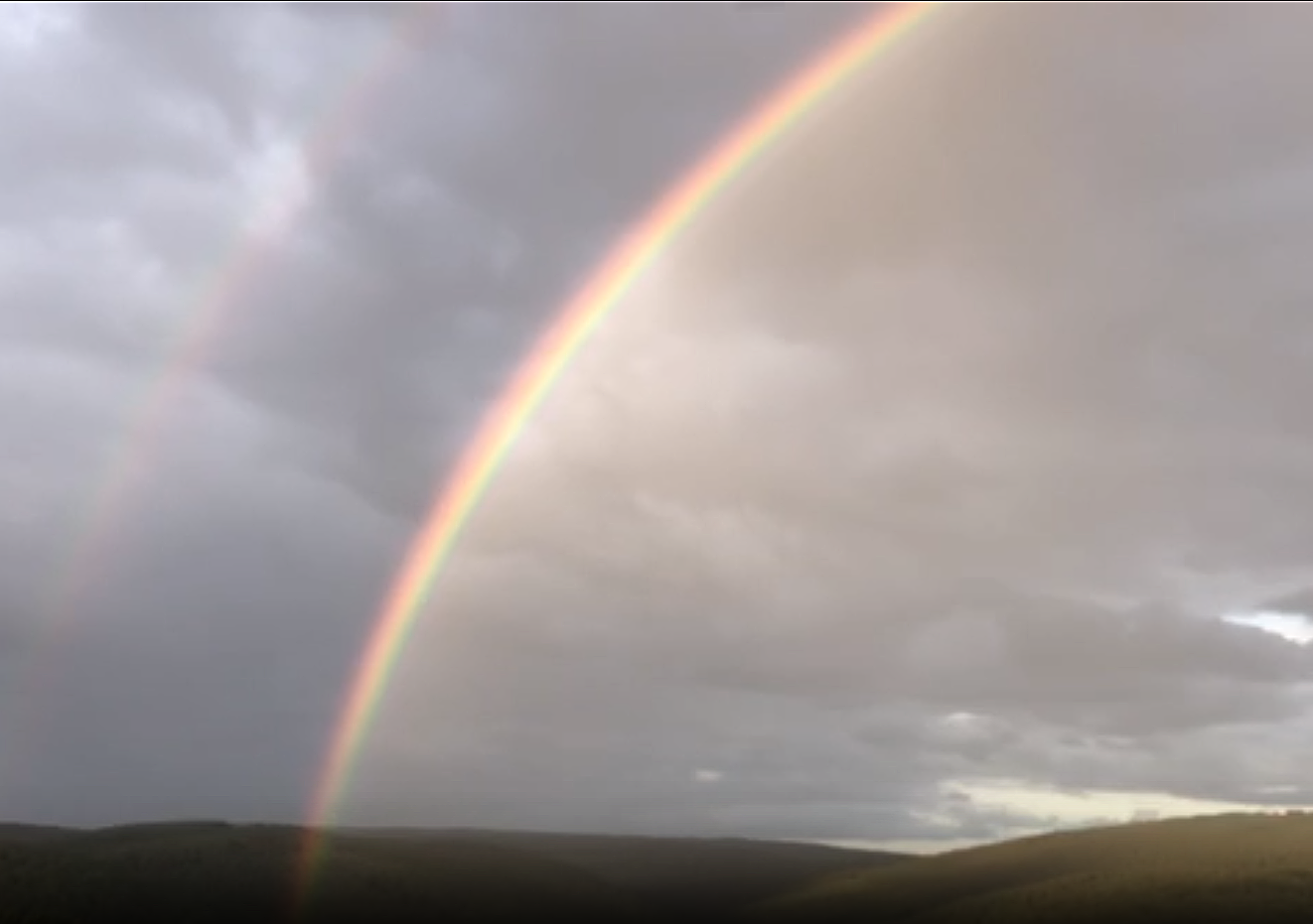 Regenbogen über Bonerath / Hunsrück 2023